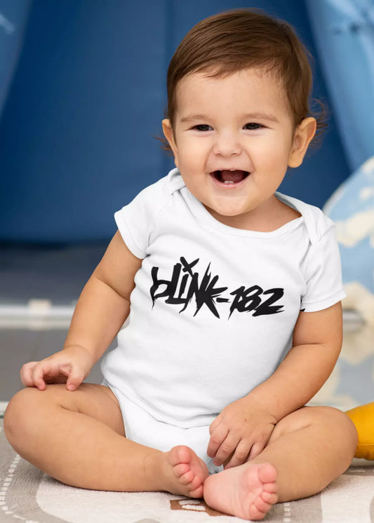 Infant Baby Blink 182 Band Tee Newborn Baby Music Bodysuit Tshirt Baby Shower