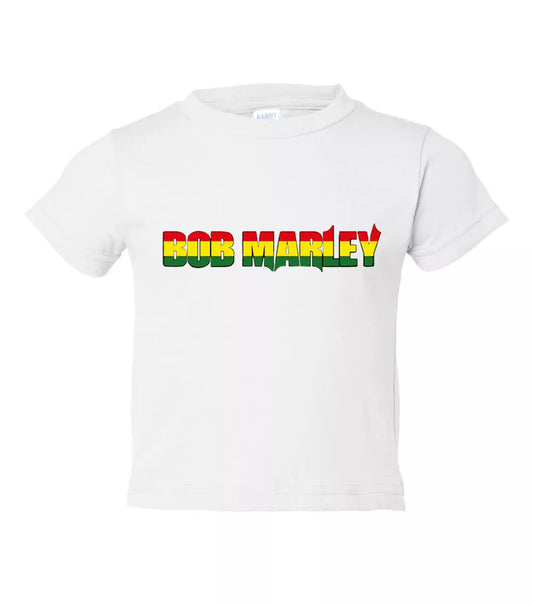 Bob Marley Shirt Toddler Youth Rasta Reggae Music One Love Kids Gift 2T 3T 4T 5T