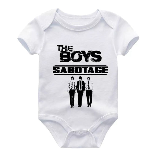 Beastie Boys Baby Bodysuit Kids Vintage Shirt Romper - No sleep till Brooklyn